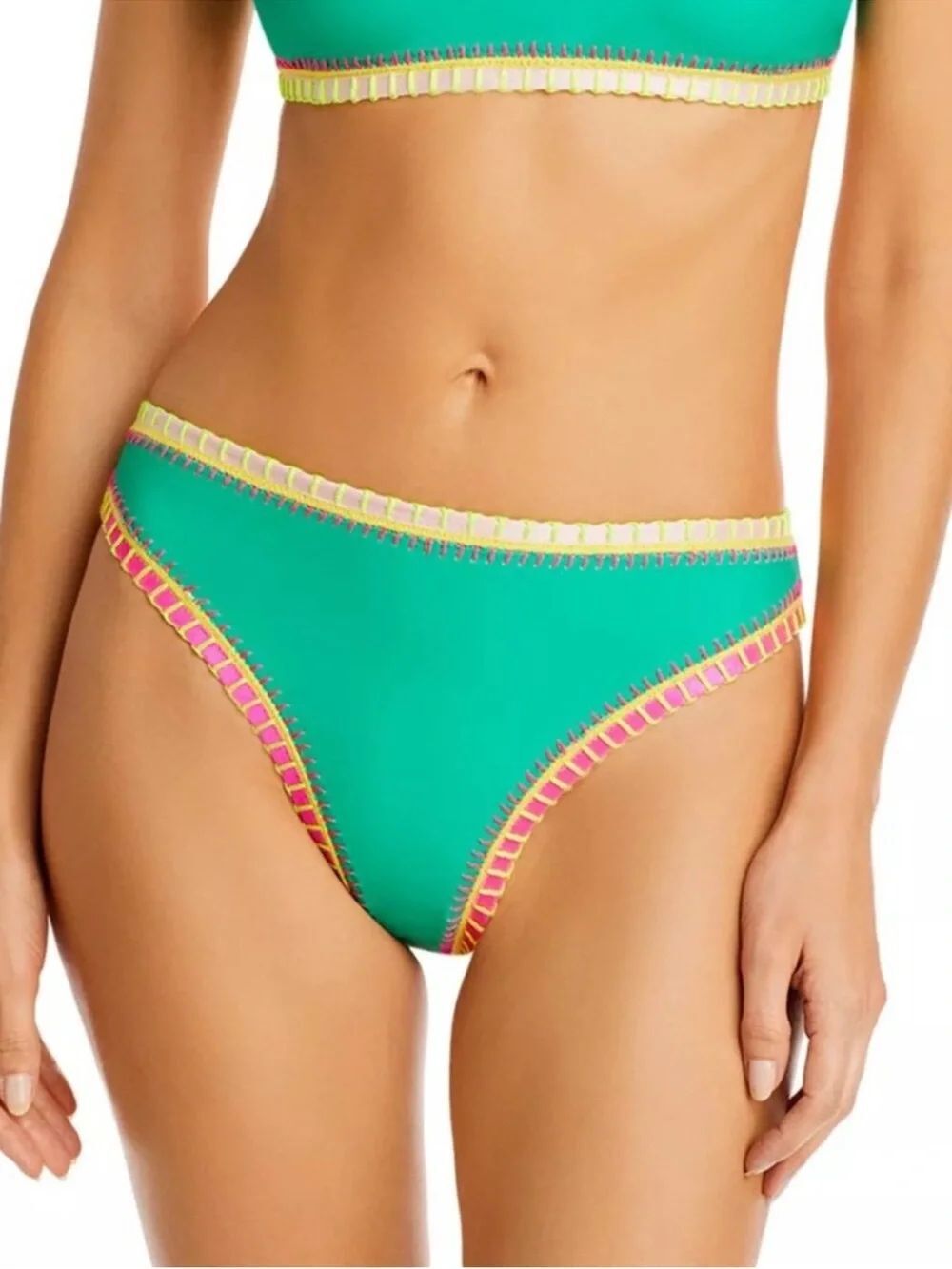 PQ x Platinum Solange Ferrarini Crochet Trim Bikini Bottom $84